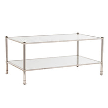 Load image into Gallery viewer, Mirrored Metal Rectangular Mirrored Coffee Table (402102) - Silver