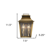 Load image into Gallery viewer, Coventry 2-Light Pocket Wall Light - Aged Brass