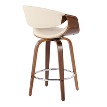 Load image into Gallery viewer, Symphony - Mid Century Modern Fixed Height Counter Stool & Swivel With Round Footrest (Set of 2)
