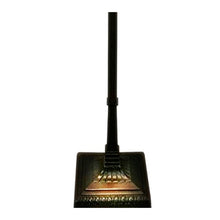 Load image into Gallery viewer, Two Light Traditional Shaped Floor Lamp With Brown And Blue Stained Glass Cone Shade - Brown