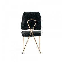 Load image into Gallery viewer, Modern Upholstered Fabric Dining Side Chairs (Set of 2) - Black