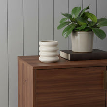 Load image into Gallery viewer, Stacking Rings Cylinder Table Vase - Cream