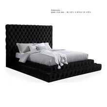Load image into Gallery viewer, Tufted Oversized Headboard Platform Bed With Fully Upholstered Frame