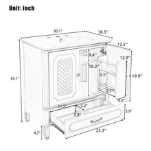 Load image into Gallery viewer, Bathroom Vanity With Sink, Soft Closing Door, Multi Functional Storage