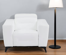Load image into Gallery viewer, Italian Leather Power Recliner Chair - White