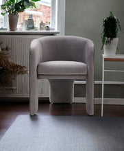 Load image into Gallery viewer, Contemporary Velvet Three Legged Chair - Dark Gray