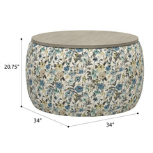 Load image into Gallery viewer, Storage Ottoman - White