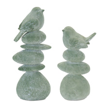 Load image into Gallery viewer, Poly Bird Figurine (Set of 4) - Green