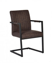 Load image into Gallery viewer, Faux Leather Dining Chairs (Set of 2) - Brown