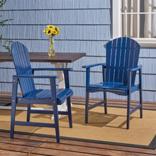 Load image into Gallery viewer, Outdoor Weather Resistant Acacia Wood Adirondack Dining Chairs (Set of 2)