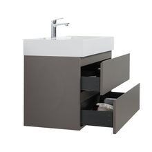 Load image into Gallery viewer, Alice - Bathroom Vanity With Sink, Large Storage Wall Mounted Floating Bathroom Vanity For Modern Bathroom, One-Piece Sink Basin Without Drain And Faucet