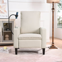 Load image into Gallery viewer, Recliner Chairs For Adults, Adjustable Recliner Sofa With Mobile Phone Holder & Cup Holder, Modern Reclining Chairs Fabric Push Back Recliner Chairs For Living Room, Bedroom