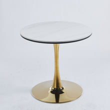 Load image into Gallery viewer, Tulip Table Mid-Century Dining Table With Round Table Top, Pedestal Dining Table, End Table Leisure Coffee Table