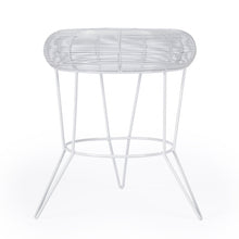 Load image into Gallery viewer, Wire Round Top End Table - White