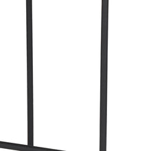 Load image into Gallery viewer, 26" Wood And Iron Backless Counter Height Bar Chair - Black And Natural