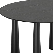 Load image into Gallery viewer, Solid Wood Round Top Dining Table - Black