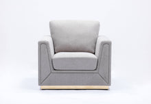 Load image into Gallery viewer, Valin - Linen Chair For Living Room - Gray
