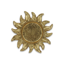Load image into Gallery viewer, 7" Sunburst Cast Iron Handmade Vanity Tray - Gold