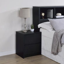 Load image into Gallery viewer, Geary - 2 Drawer Nightstand With LED Lights And USB Charging Ports