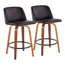 Load image into Gallery viewer, Toriano - Mid Century Modern, Counter Stool (Set of 2)