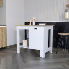 Load image into Gallery viewer, 35" Kitchen Island With Storage - White