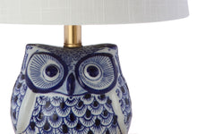 Load image into Gallery viewer, 16" Novelty Table Lamp With Empire Shade - Blue