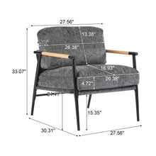 Load image into Gallery viewer, Modern Accent Chair With Plush Cushions, Cozy Seating