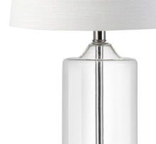 Load image into Gallery viewer, Bedside Lamp With Drum Shade - Clear