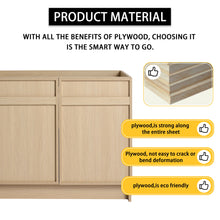 Load image into Gallery viewer, Freestanding Bathroom Vanity With Resin Sink & Soft Close Cabinet Doors