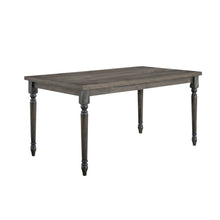 Load image into Gallery viewer, 59" Gray Wood Dining Table