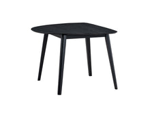 Load image into Gallery viewer, 43" Black Wood Dining Table