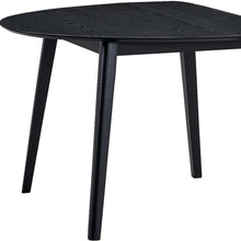 Load image into Gallery viewer, 43" Black Wood Dining Table