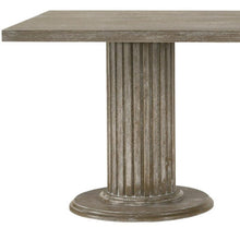 Load image into Gallery viewer, 84" Gray Wood Double Pedestal Base Dining Table