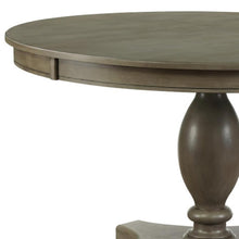 Load image into Gallery viewer, 48" Gray Wood Pedestal Base Round Top Dining Table