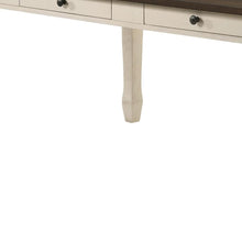 Load image into Gallery viewer, 78" Oak and Cream Wood Dining Table