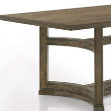 Load image into Gallery viewer, 88" Oak Wood Trestle Base Dining Table