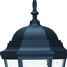 Load image into Gallery viewer, Swing Arm Glass Lantern Wall Light - Matte Black