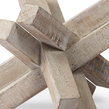 Load image into Gallery viewer, Geometric Tabletop Sculpture - Light Brown