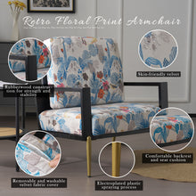 Load image into Gallery viewer, Modern Armchair With Solid Wood Frame