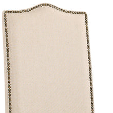 Load image into Gallery viewer, Upholstered Linen Dining Parsons Chair - Cream