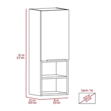 Load image into Gallery viewer, Laminate Accent Cabinet With Two Shelves - White