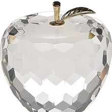 Load image into Gallery viewer, Apple Tabletop Sculpture - Clear / Gold