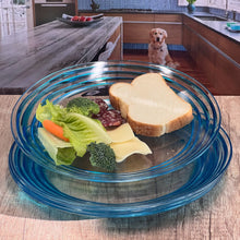Load image into Gallery viewer, Designer Swirl Acrylic Dinner Plates (Set of 4)