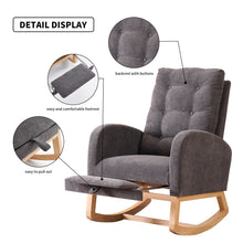Load image into Gallery viewer, Accent Rocking Chair With Footrest, High Back
