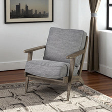 Load image into Gallery viewer, Fabric Arm Chair - Gray / Brown