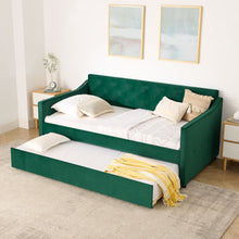 Load image into Gallery viewer, Daybed With Pop Up Trundle And USB Charging Armrest