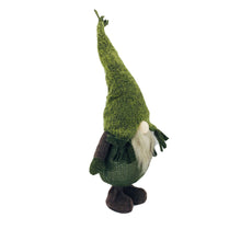 Load image into Gallery viewer, Fabric Standing Gnome - Green / White