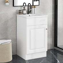 Load image into Gallery viewer, Bathroom Vanity With Sink, Cabinet With Adjustable Shelf