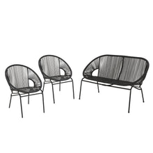 Load image into Gallery viewer, Nusa - Outdoor Patio 3 Piece Chat Set