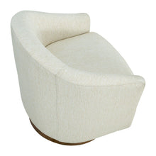 Load image into Gallery viewer, Upholstered Swivel Chair - Cream